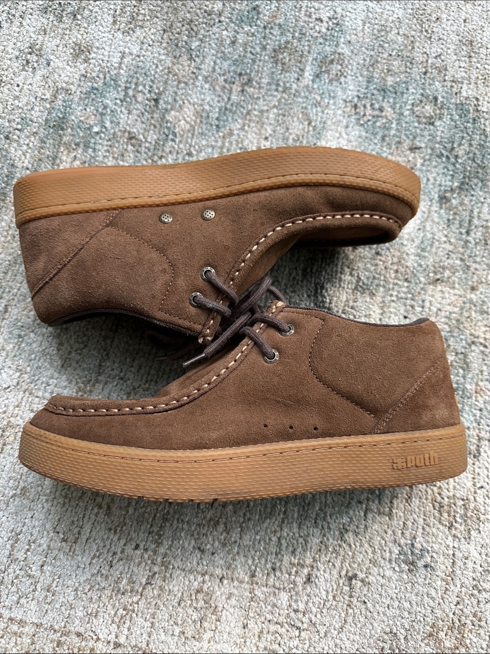 Ipath Cats Brown Suede Lace-Up Skate Chukka Boot